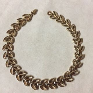 Vintage Pennino Gold Tone Chocker Necklace 14.  5”