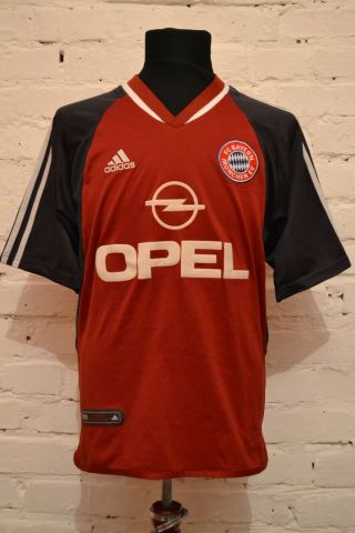 Vintage Bayern Munich Home Football Shirt 2001/2002 Soccer Jersey Trikot Mens S