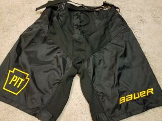 2019 Stadium Series Pittsburgh Penguins Bauer Pant Shells Game Issued L,  1
