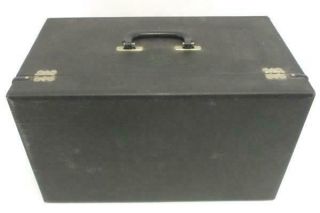 Vintage Barnett & Jaffe Baja Portable Slide Storage Case 6 Tray Black Carrying