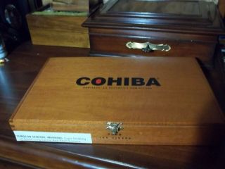 Vintage Wood Cigar Box Cohiba Toro Santiago La Republica Dominicana 10 Gigar2dt
