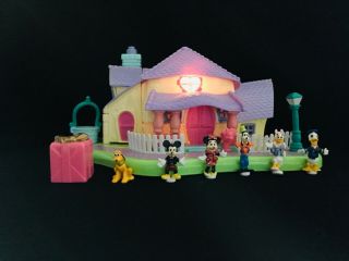 Vintage Disney Polly Pocket 1995 Minnie’s Surprise Party House,  100 Complete