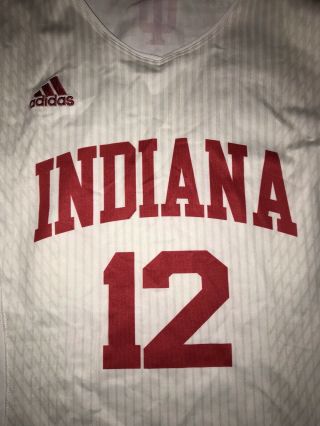 2015 Adidas Indiana Hoosiers 12 Game Worn Volleyball Jersey M 2