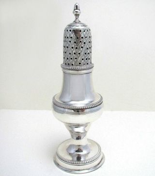 Hester Bateman Georgian George Iii Antique Sterling Silver Pepper Pot Caster