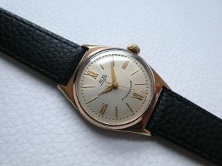 Elegant Rare Vintage GUB GLASHUTTE 60.  1 Men ' s dress watch from the 1950 ' s years 2