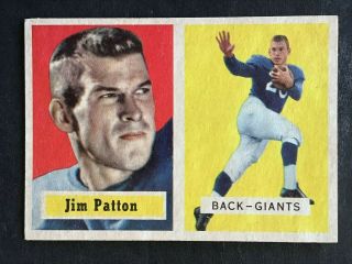 Jim Patton 1957 Topps Football 83