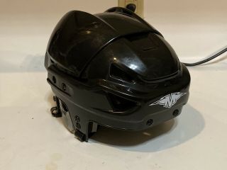 Black Mission Pro Stock Return Intake Helmet Sean Avery