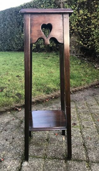 Vintage Arts And Crafts Torchere Plant Stand Jardiniere Display Stand 3