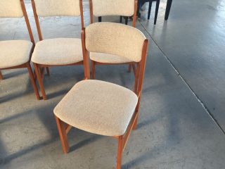 Benny Linden Danish Modern Dining Chairs set of 6 3