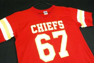 Vintage 80s Kansas City Chiefs Football Jersey Mens Large Rawlings Nfl Red