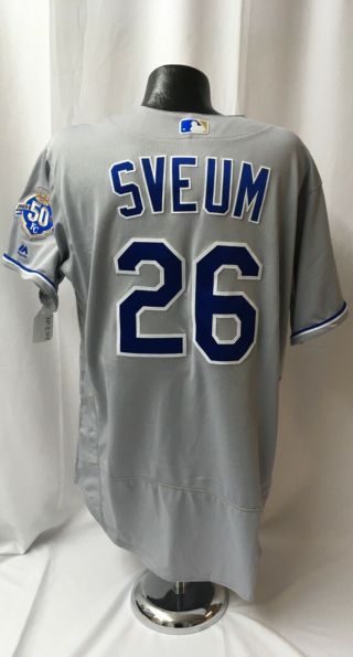Dale Sveum Game Kansas City Royals Jersey Mlb Authenticated Cubs Brewers