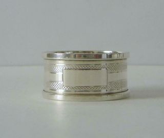 A Vintage Sterling Silver Napkin Ring Birmingham 1932 Henry Griffith & Sons Ltd
