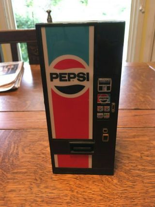 Vintage Pepsi Cola Vending Machine Radio