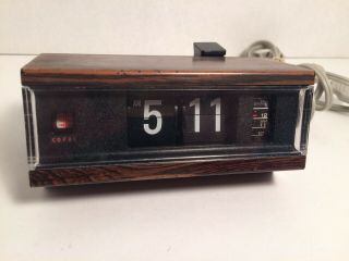 Vintage Copal Flip Alarm Clock Retro Japan Model 227 - - And