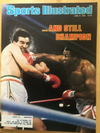 Sports Illustrated June 21,  1982 - Larry Holmes / Gerry Cooney