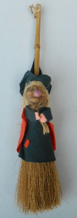 Vintage Long Nose Witch Kitchen Halloween decor Taiwan hanging doll good luck 2