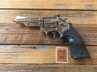 Sweet Vintage Rubber Target Grips For S&w K Frame Square Butt Revolver