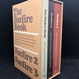 Vintage Box Set The Foxfire Books Volumes 1 - 3 Eliot Wigginton Oral Tradition Box