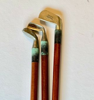 Vintage Novelty Set Of 3 Golf Club Pencils American Lead Pencil Co.  400 Club 1939
