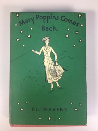 Vintage Hc W/dj Pl Travers: Mary Poppins/mary Poppins Comes Back/opens The Door