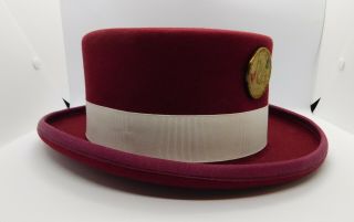 Vintage Royal Order Of Jesters Roj Red Hat Shriners Masonic Providence,  Ri