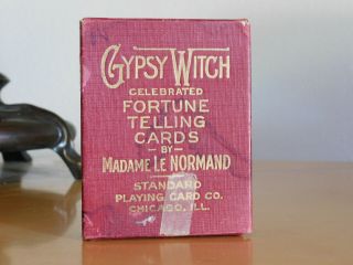 Vintage: Gypsy Witch Celebrated Fortune Telling Cards By Madame Le Normand,  1903