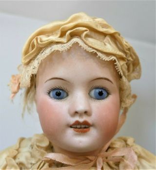 Antique Unis France 60 Bisque Head Doll Jntd Compo Body 12 "