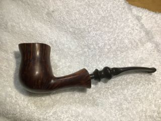 VINTAGE BEN WADE SUPERBA HAND MADE IN DENMARK TOBACCO PIPE WITH BW MOUTH PIECE 2
