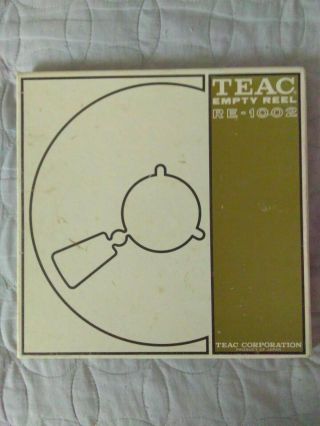 Vintage Teac Re - 1002 10.  5 1/4,  Empty,  Metal Take - Up Reel,  Oem