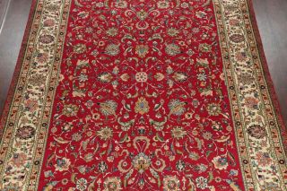 Vintage All - Over Floral Traditional Oriental Area Rug Hand - Knotted Wool 10x14 3