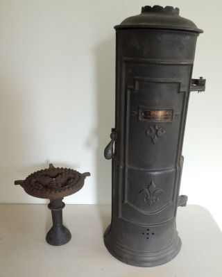 Antique Hotstream Water Heater 30 Cast Iron And Copper