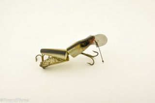 Vintage Heddon Scissor Tail Spook Xrs Minnow Antique Fishing Lure Et18
