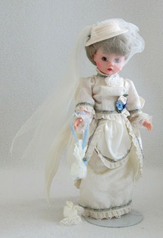 Vintage 1996 Madame Alexander 10 " Cissette Doll Amy The Bride Mib Little Women