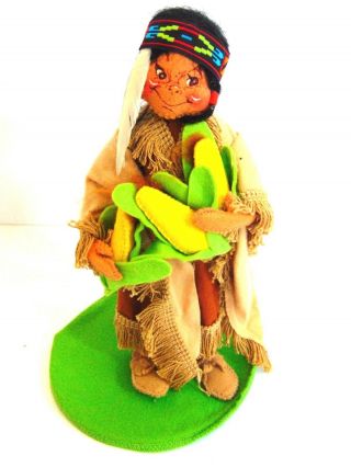Rare Vtg 1995 Annalee Mobiltiee Doll 10 " Indian Chief