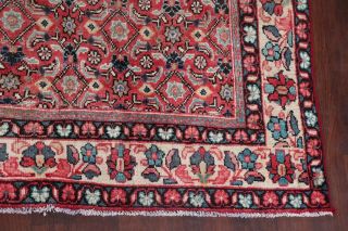 Antique All - Over Floral Worn Mahal Area Rug Hand - Made Oriental Wool Carpet 8x10