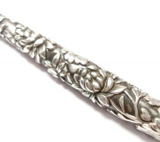 Antique Japanese Silver Dip Pen Holder Af