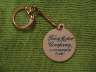 Ford Motor Company Indianapolis Plant Key Ring/indian Maiden