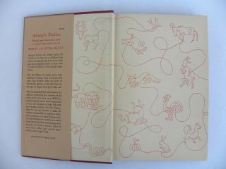 1942 Aesop ' s Fables Edited by Boris Artzybasheff (With Wood - Engravings) 3