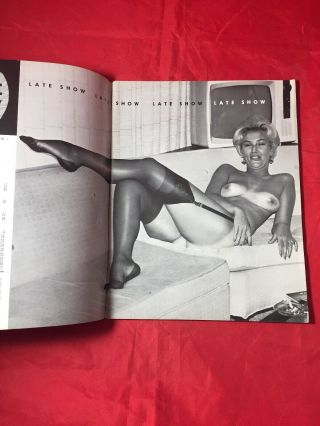 Vtg 1964 Late Show V2 1 Elmer Batters Spicy Nylons Nude Girlie Risqué Pinups 3