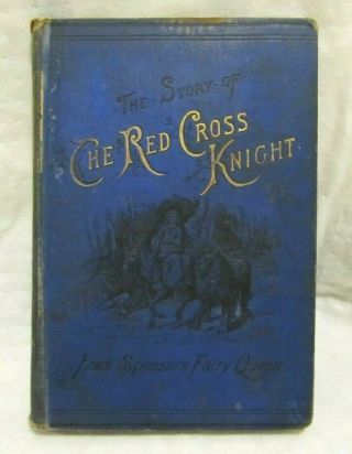 Antique Book The Red Cross Knight From Spencer 