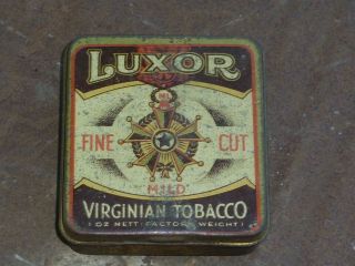 Luxor Tobacco Tin 1oz Perth Australian Mild Fine Cut Michelides Ltd Rare