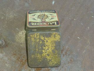 Luxor Tobacco Tin 1oz Perth Australian Mild Fine Cut Michelides LTD rare 3
