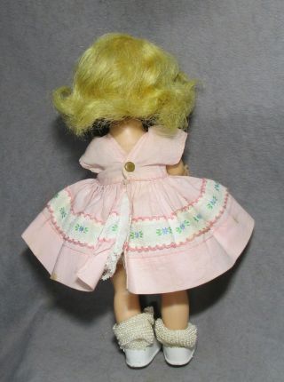 Vintage Nancy Ann Muffie Doll - Pretty Blonde in Pink Outfit 2