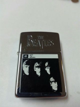 1996 The Beatles Zippo Lighter Hard To Find.  With The Beatles