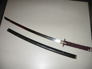 Japanese Samurai Sword 19th Century - Pre Wwii Gendaito Katana Antique Blade Tsuba
