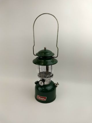 Vintage Coleman Lantern Single Mantle Green 200a700 Dated 3/1981