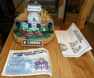 Vintage Lionel 100th Anniversary Alarm Clock With Papers 3