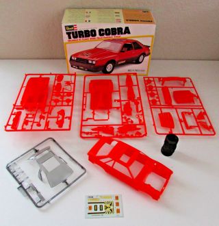 Vntage 1979 Ford Mustang Turbo Cobra Car 1/25 Scale Usa Revell Model Kit