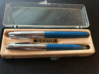 Vintage Sheaffer Fountain Pen & Mechanical Pencil Set