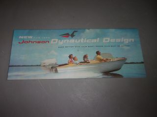 Vintage 1959 Johnson Boat Motor Brochure Guide